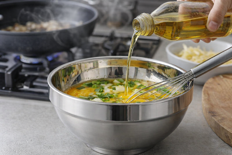 Anygleam Silver Rice Bowls – 2Pcs Big Stainless Steel, Single-Layer Anti-Scalding Cooking Utensils