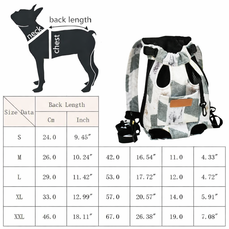 Anypet 3XL Patches Denim Pet Carrier Backpack – Breathable Travel Bag with Pockets for Small Pets