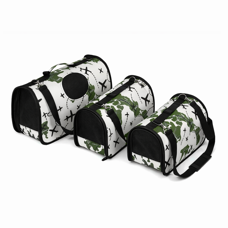 Anypet Small Pet Sling Bag – Flying Plane Pattern Shoulder Carrier for Dogs & Cats, Lightweight Travel Accessory