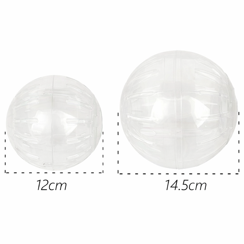 ANYPET White Small Pet Exercise Ball – Soft Running Ball for Hamsters & Mice