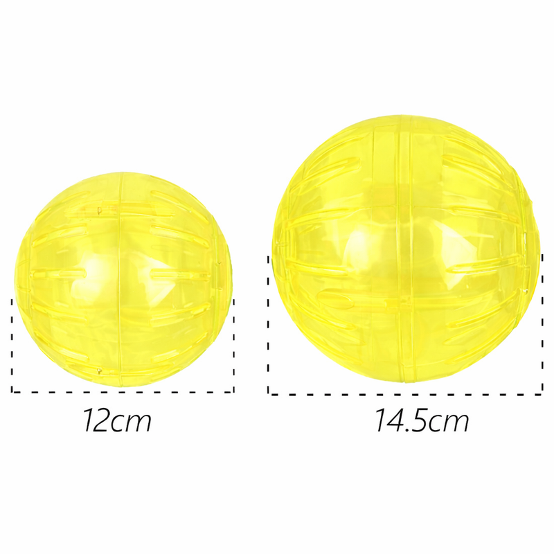 ANYPET Yellow Small Pet Exercise Ball – Soft Running Ball for Hamsters & Mice