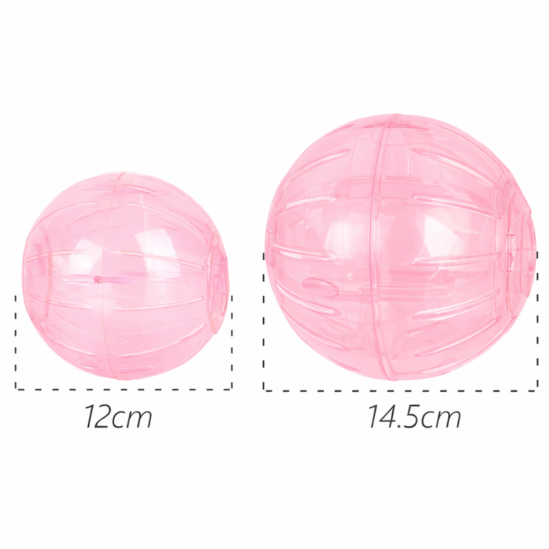 ANYPET Pink Small Pet Exercise Ball – Soft Running Ball for Hamsters & Mice