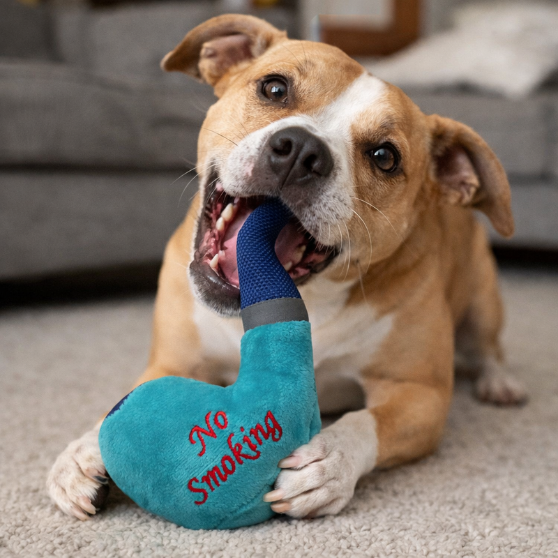 Anypet Plush Dog Toy – Plush Pipe Squeaky Interactive Pet Accessory