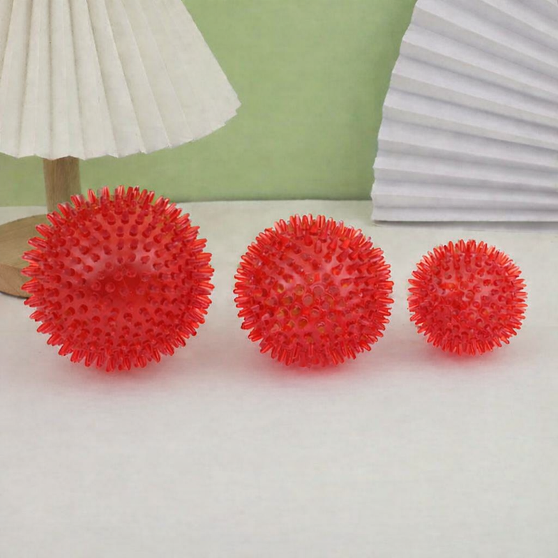 ANYPET Durable Rubber Chew Ball – Red Dog Toy for Healthy Play & Training