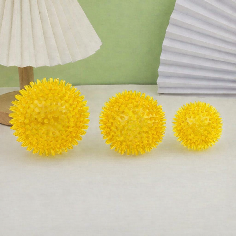 ANYPET Durable Rubber Chew Ball – Yellow Dog Toy for Healthy Play & Training