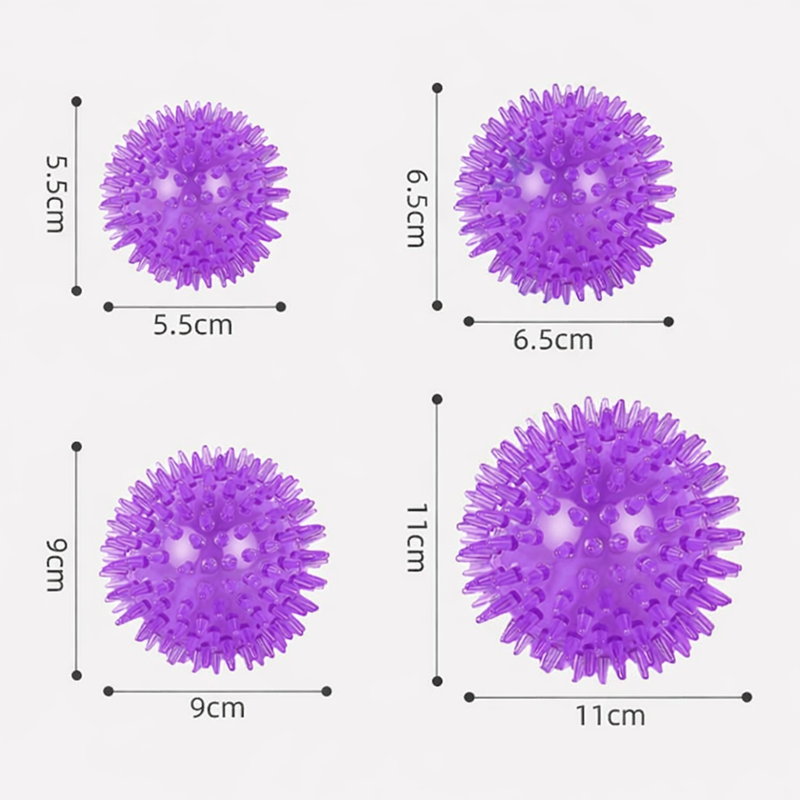 ANYPET Durable Rubber Chew Ball – Purple Dog Toy for Healthy Play & Training