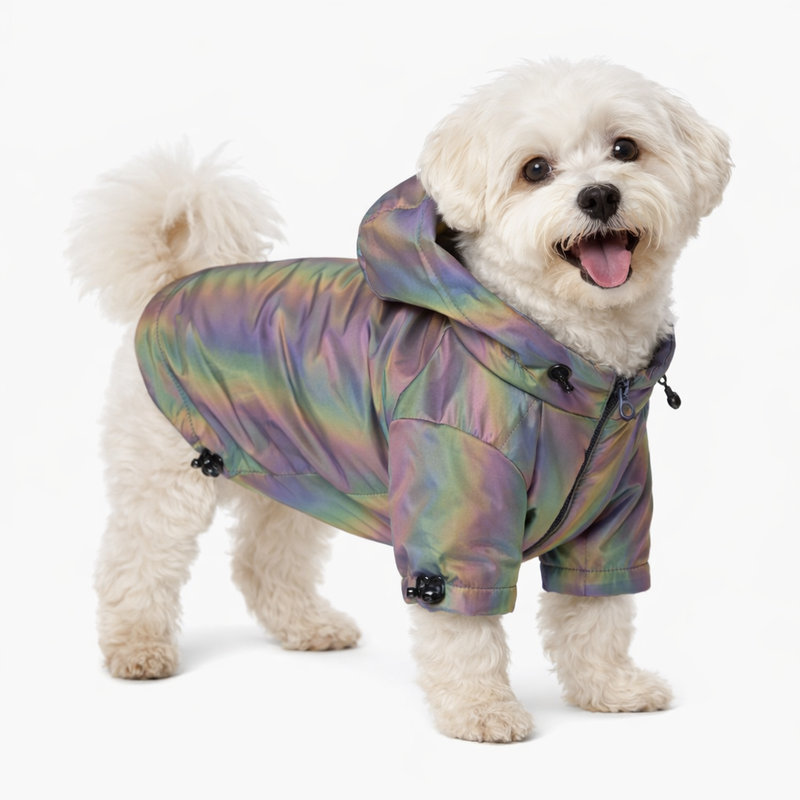 Anypet Reflective Waterproof Pet Coat with Hoodie – Warm & Safe Dog Jacket