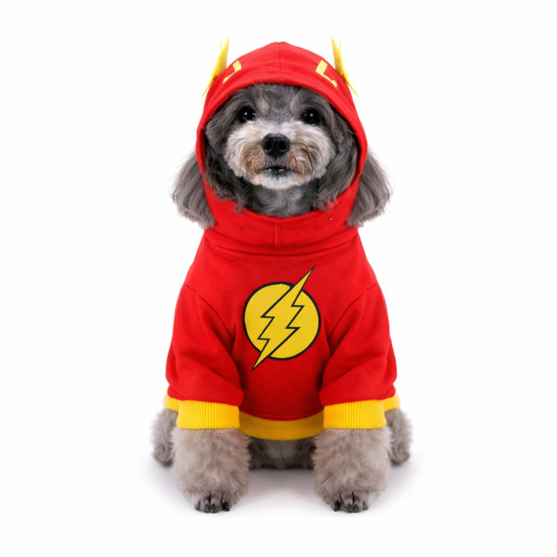 Anypet Dog Costume – The flash Dog Holiday Outfit & Fun Accessories