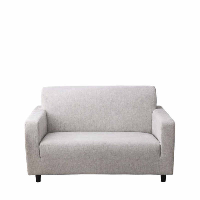 Anyseat 2-Seater Sofa Cover – Dirty White Style Slipcover for Living Room Chair Protection