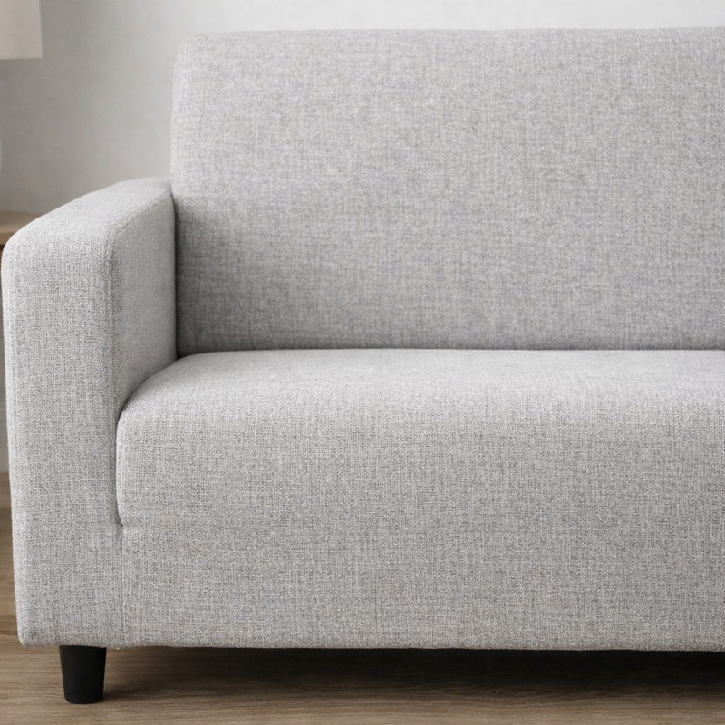 Anyseat 2-Seater Sofa Cover – Dirty White Style Slipcover for Living Room Chair Protection