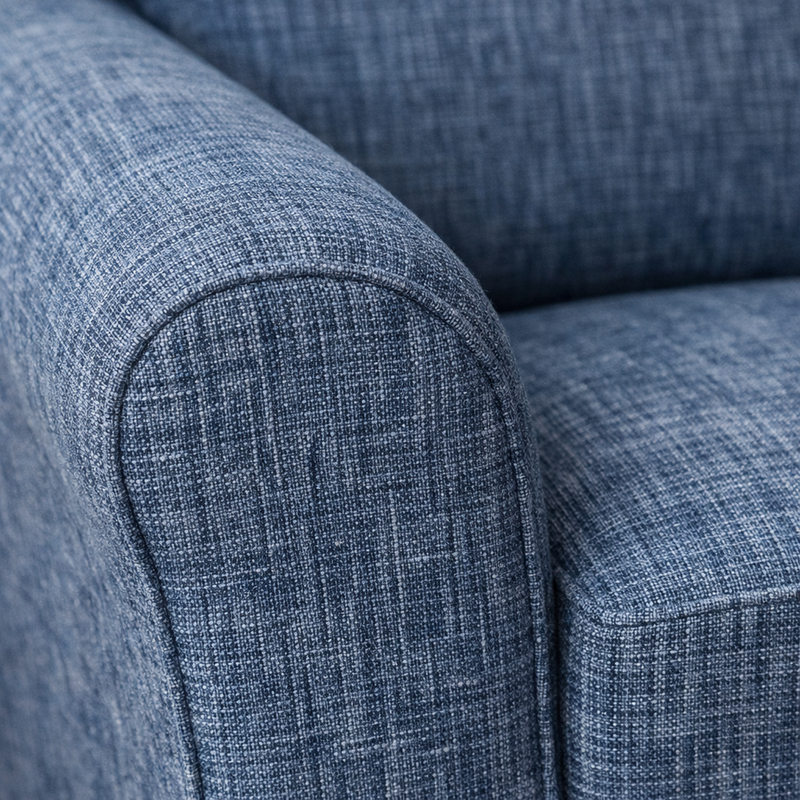 Anyseat 1-Seater Sofa Cover – Navy Blue Style Slipcover for Living Room Chair Protection