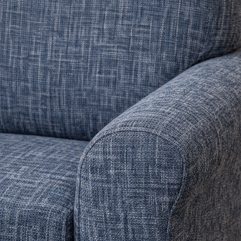 Anyseat 2-Seater Sofa Cover – Navy Blue Style Slipcover for Living Room Chair Protection