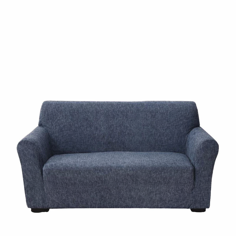 Anyseat 3-Seater Sofa Cover – Navy Blue Style Slipcover for Living Room Chair Protection