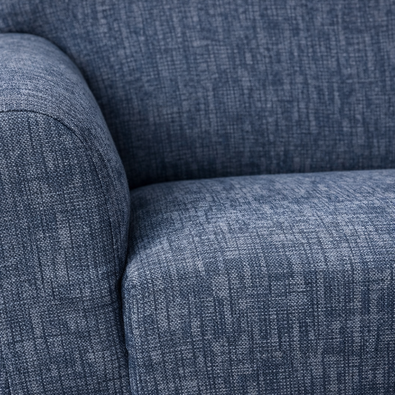 Anyseat 3-Seater Sofa Cover – Navy Blue Style Slipcover for Living Room Chair Protection