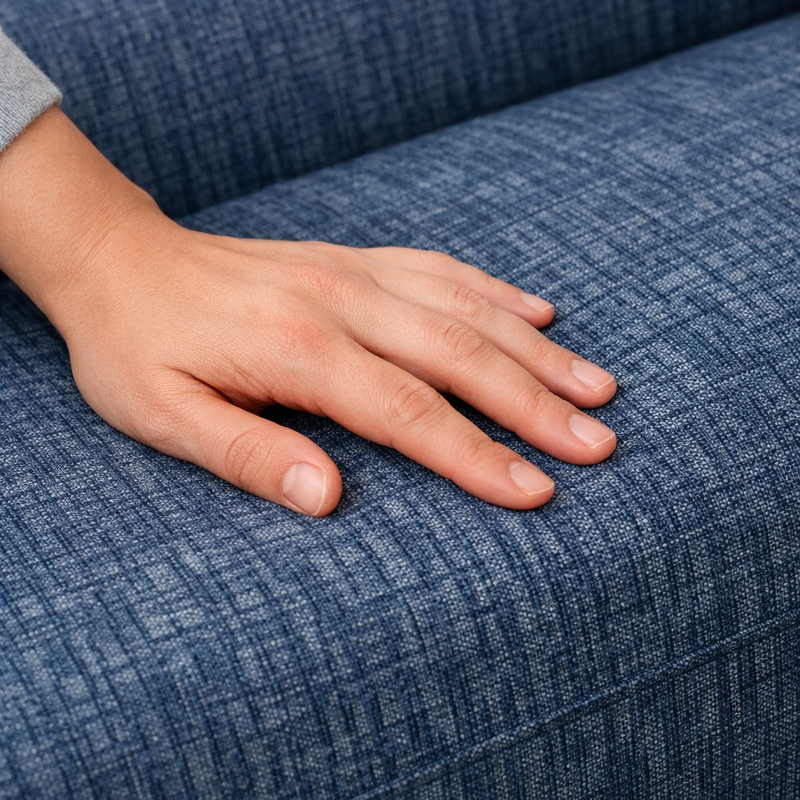 Anyseat 3-Seater Sofa Cover – Navy Blue Style Slipcover for Living Room Chair Protection