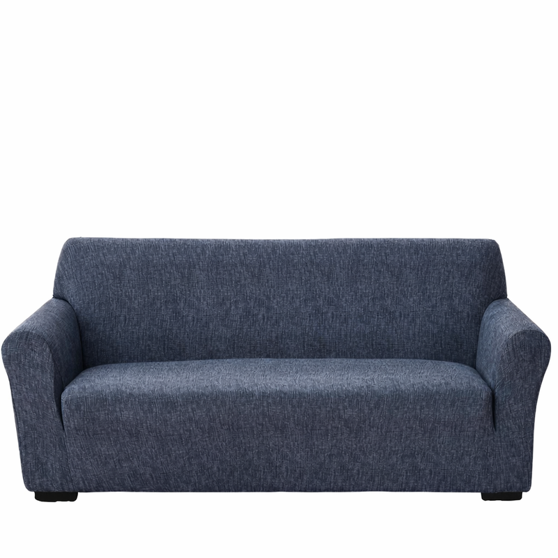 Anyseat 4-Seater Sofa Cover – Navy Blue Style Slipcover for Living Room Chair Protection