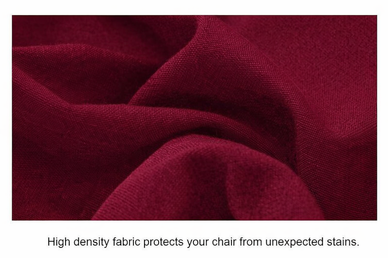 Anyseat Wine Red Chair Cover – Waterproof Elastic Slipcover with Anti‑Dirt Protection for Dining Room, Kitchen, Wedding, Hotel, Banquet & Restaurant