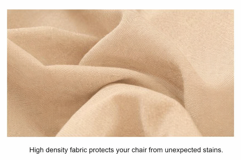 Anyseat Beige Chair Cover – Waterproof Elastic Slipcover with Anti‑Dirt Protection for Dining Room, Kitchen, Wedding, Hotel, Banquet & Restaurant