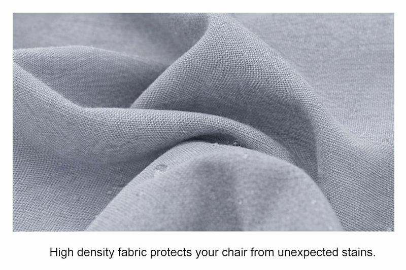 Anyseat Ash Grey Chair Cover – Waterproof Elastic Slipcover with Anti‑Dirt Protection for Dining Room, Kitchen, Wedding, Hotel, Banquet & Restaurant