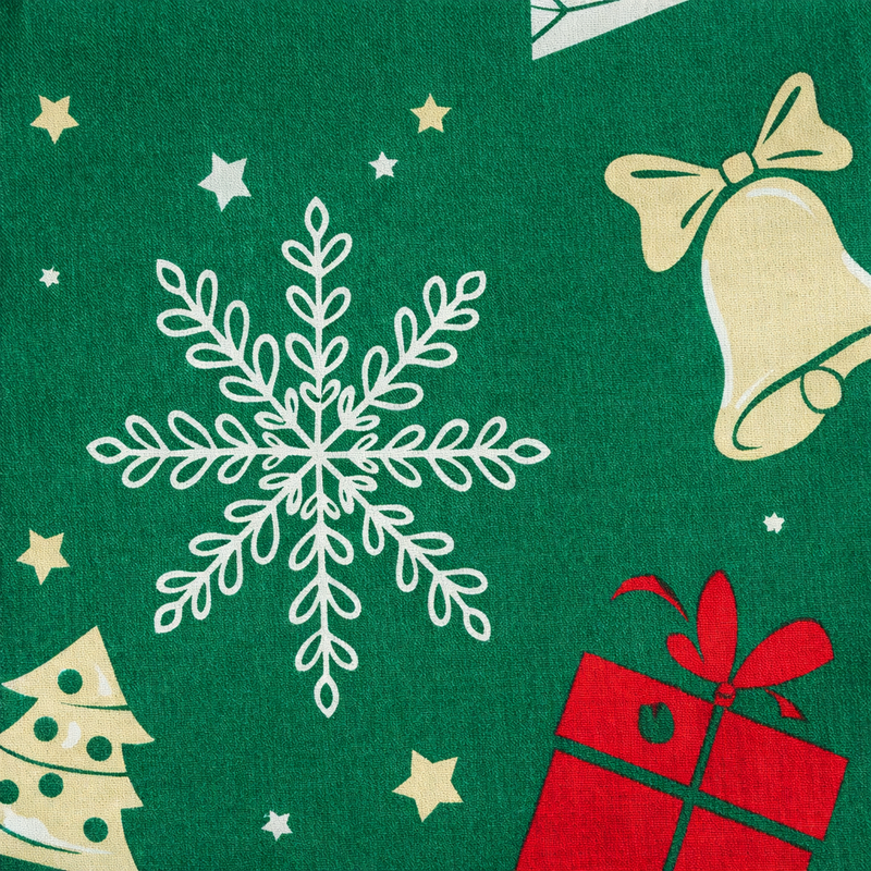 Anyseat Green Big Leaf Snow Flakes Design Chair Cover – Elastic Slipcover with Anti‑Dirt Protection for Dining Room, Kitchen, Wedding, Hotel, Banquet & Restaurant