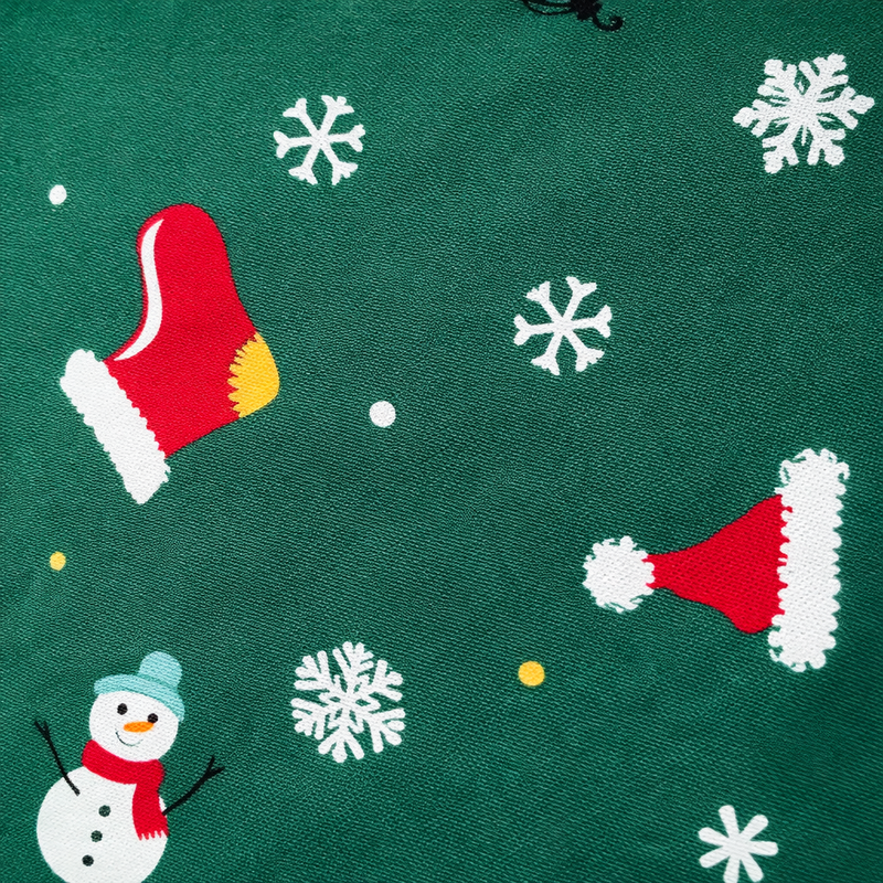 Anyseat Green Christmas Socks Holiday Design Chair Cover – Elastic Slipcover with Anti‑Dirt Protection for Dining Room, Kitchen, Wedding, Hotel, Banquet & Restaurant