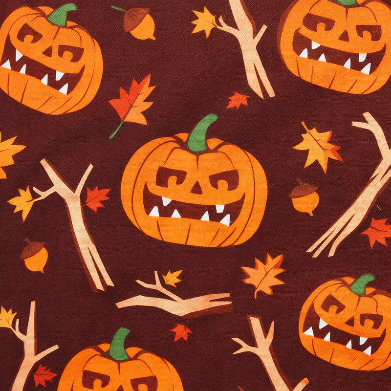 Anyseat Orange Pumpkin Twig Design Chair Cover – Elastic Slipcover with Anti‑Dirt Protection for Dining Room, Kitchen, Wedding, Hotel, Banquet & Restaurant