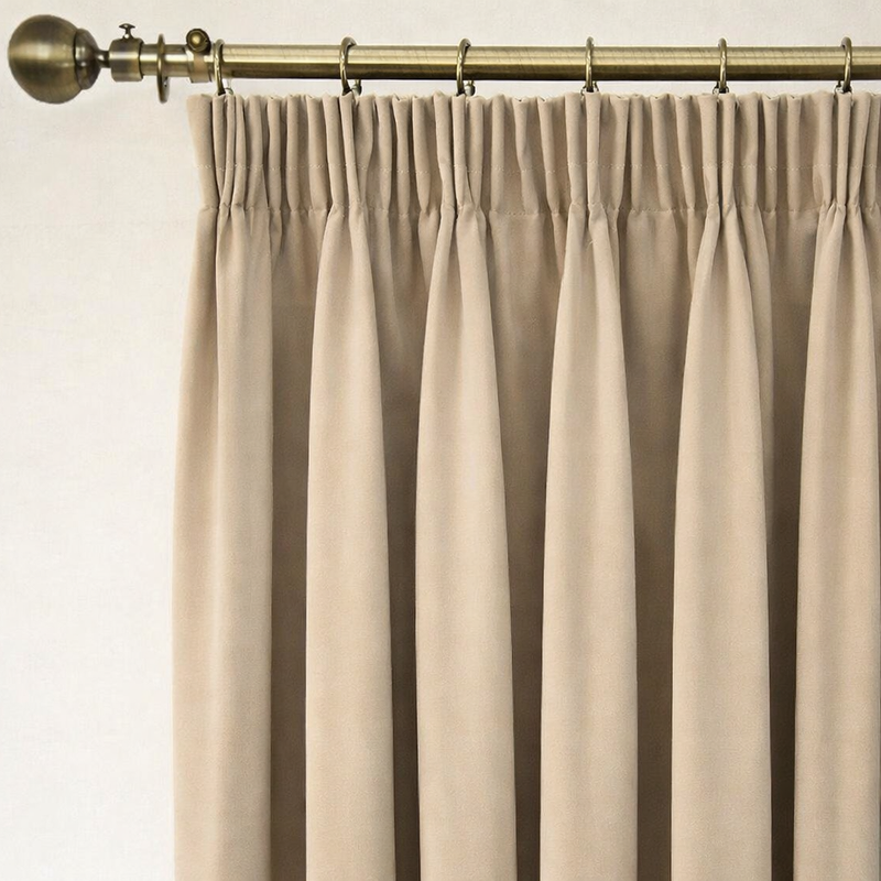 Anydrape Light Pawn Velvet Blackout Curtains – High‑Quality Modern Luxury Drapes for Living Room, Bedroom & Dining Windows