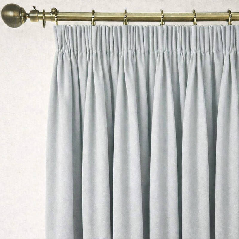 Anydrape Light Gray Velvet Blackout Curtains – High‑Quality Modern Luxury Drapes for Living Room, Bedroom & Dining Windows
