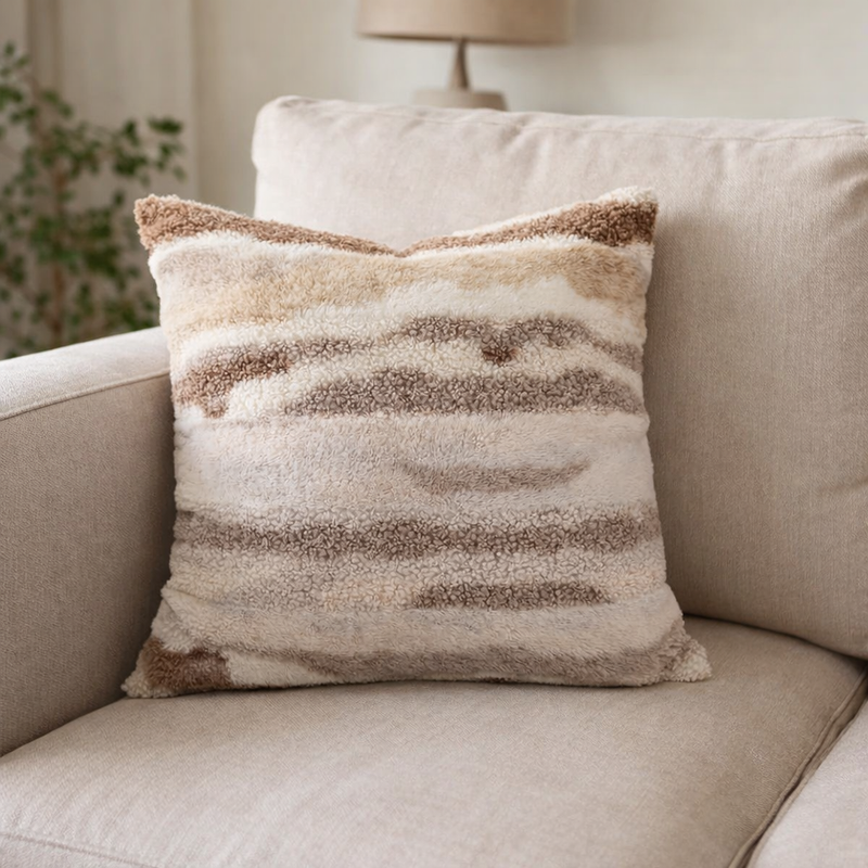 Anypillow Abstract River Flow Decorative Cushion Cover – Soft Throw Pillowcase for Sofa & Bed