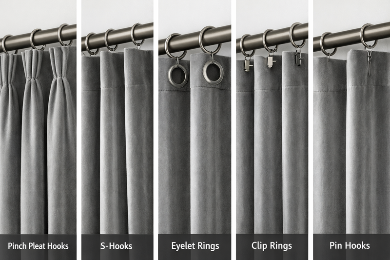 Anydrape Light Gray Velvet Blackout Curtains – High‑Quality Modern Luxury Drapes for Living Room, Bedroom & Dining Windows