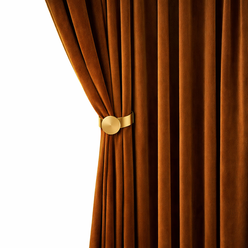 Anydrape Umber Velvet Blackout Curtains – High‑Quality Modern Luxury Drapes for Living Room, Bedroom & Dining Windows