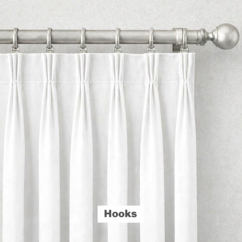 Anydrape White Luxury Retro Curtains – Modern Textured Drapes for Living Room, Bedroom & Dining Decor