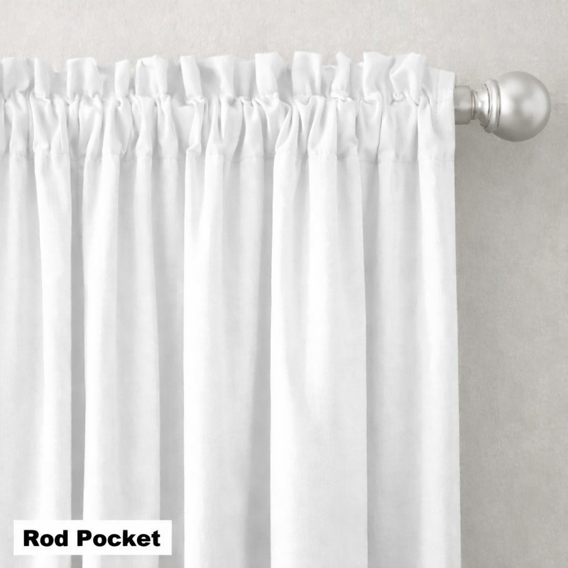 Anydrape White Luxury Retro Curtains – Modern Textured Drapes for Living Room, Bedroom & Dining Decor