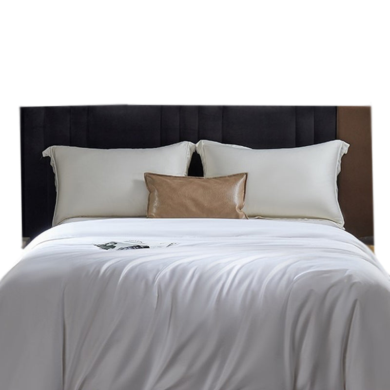 Anycozy Duvet Cover White Premium Soft Mulberry Silk Blanket Comforter 4000G