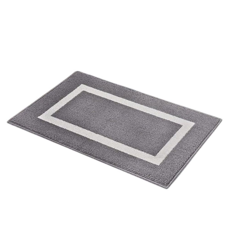 Anymat Doormat Grey Non Slip Dirt Resistant Mat For Kitchen And Bathroom