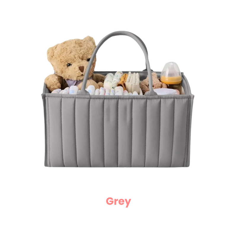 Anysort Mommy Diaper Bag Rectangular Line Pattern Basket Storage Stackers And Caddies Storage Organizer