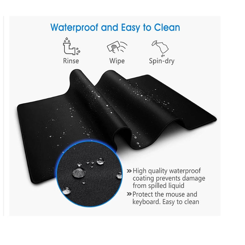 ANYMOB Mouse Pad Dark Gray 400X900X2MM Minimalist Desk Gaming Laptop Desk Pad