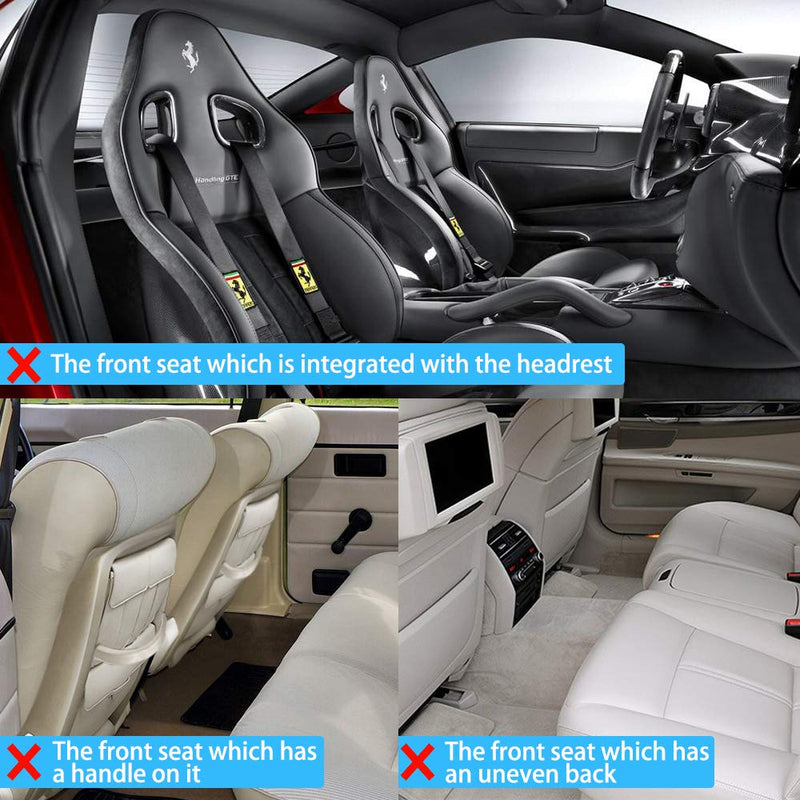 ANYPACK Car Back Seat Organizer Black 1pc with Touch Screen Tablet Holder Kick Mats with Pocket for Toys