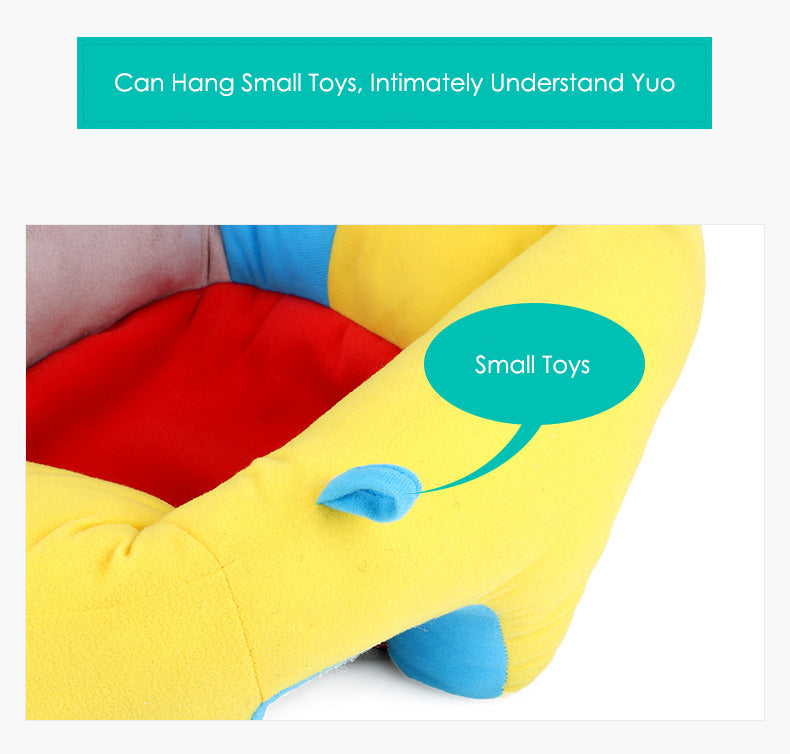 Anypillow Sofa Chair Bee Design With Cotton Filling Portable Support Seat Sitting Cushion Bean Bag