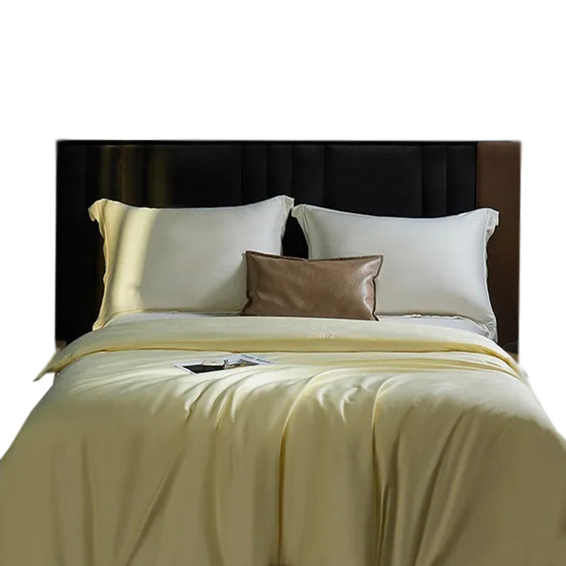 Anycozy Duvet Cover Beige Premium Soft Mulberry Silk Blanket Comforter 5000G