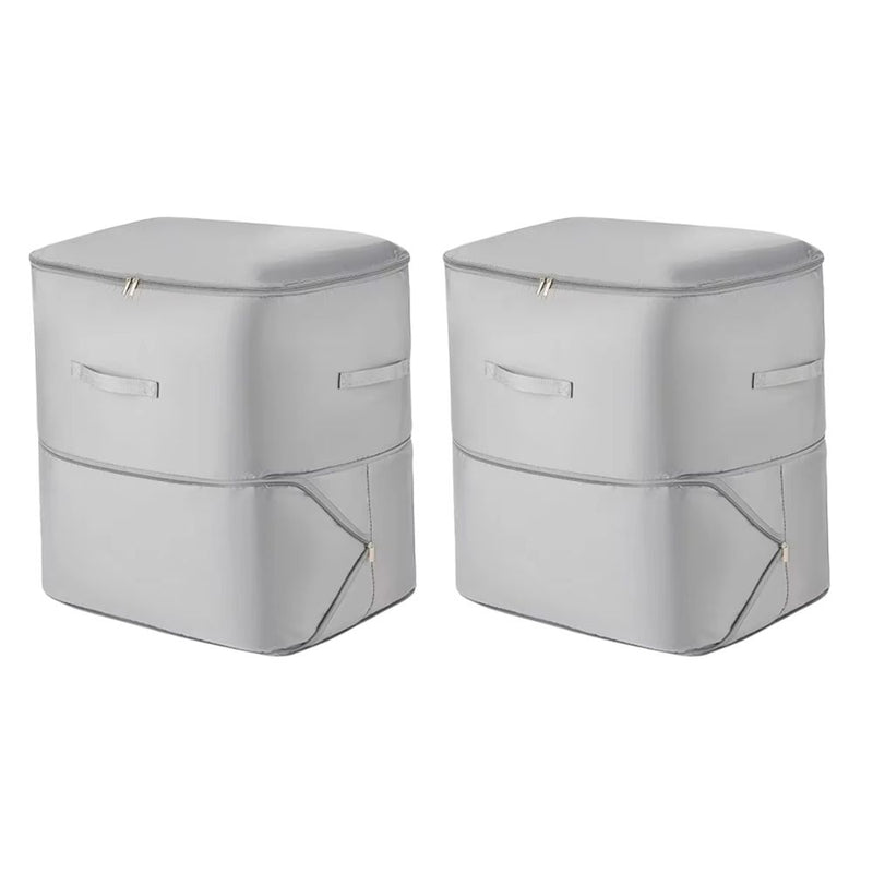 Anysort Storage Bag Set 2PCS XL Packing Cubes Ultra Space Saving Self Compression Quilt Organizer