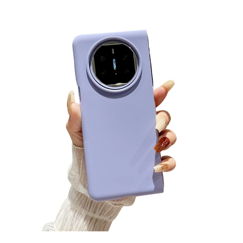 ANYMOB Huawei Case Lavender Purple Liquid Silicone Shockproof Protective Cover