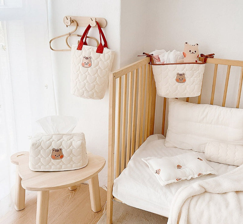 Anysort Mommy Diaper Bag Rabbit Design Stroller Bag Maternity Organizer Open Storage Bag for Mommy