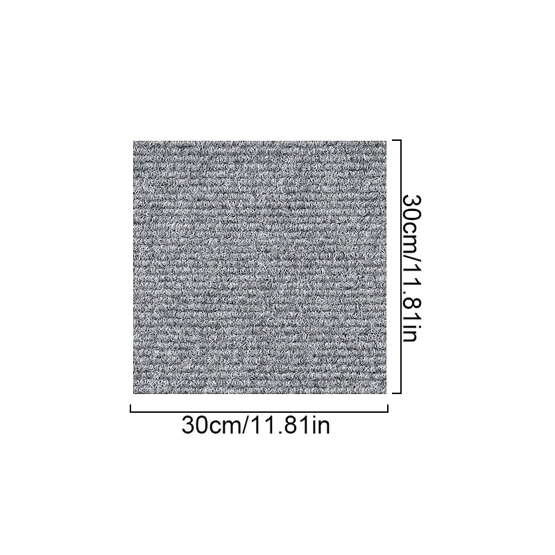 ANYHOUZ 10pcs Yellow Vinyl Floor Tile Hairline Self-Adhesive 3D Waterproof
