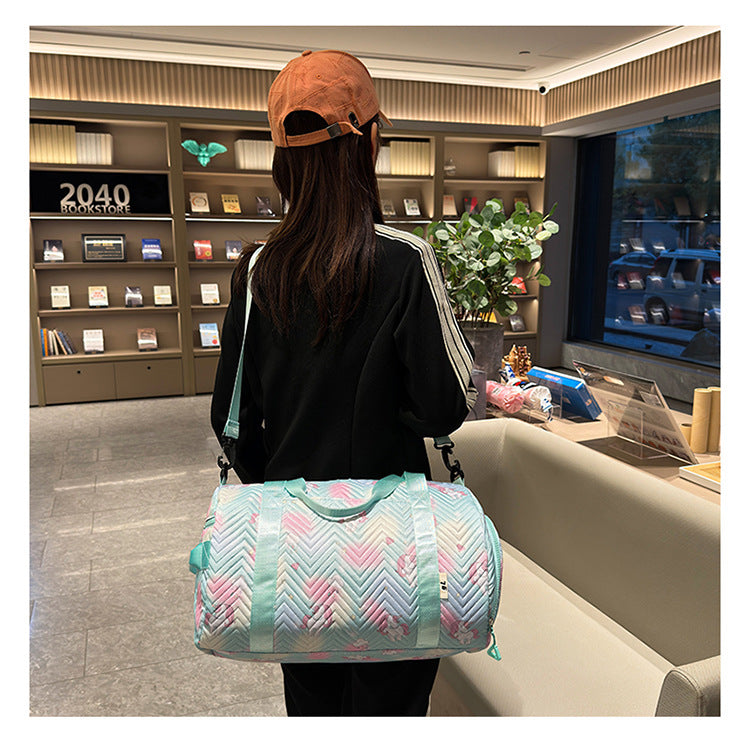 Anymom Mommy Diaper Bag Blue Unicorn Shoulder Bag with Internal Zip Pocket Waterproof Handbag for Travel and Sports