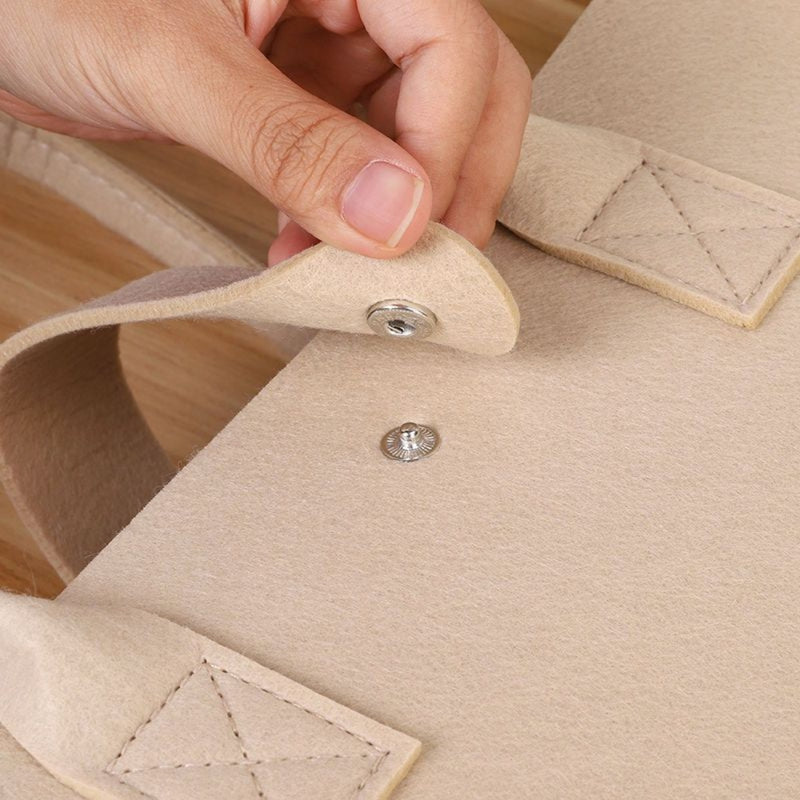 Anymom Mommy Bag Bear design Handbag Small Size Without Zipper Multifunctional Ins Style Mom Tote Bag