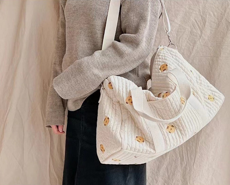 Anymom Mommy Diaper Bag Tiger Design Travel Handbag Adjustable and Removable Strap Ins Style Mommy Shoulder Maternity Boston Cute Bags