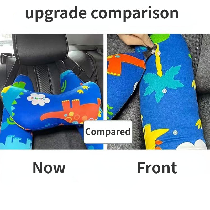 Anypillow Car Travel Pillow Tiger 1 Set for Kids and Adult Neck Head Support H-Shape Travel Pillow