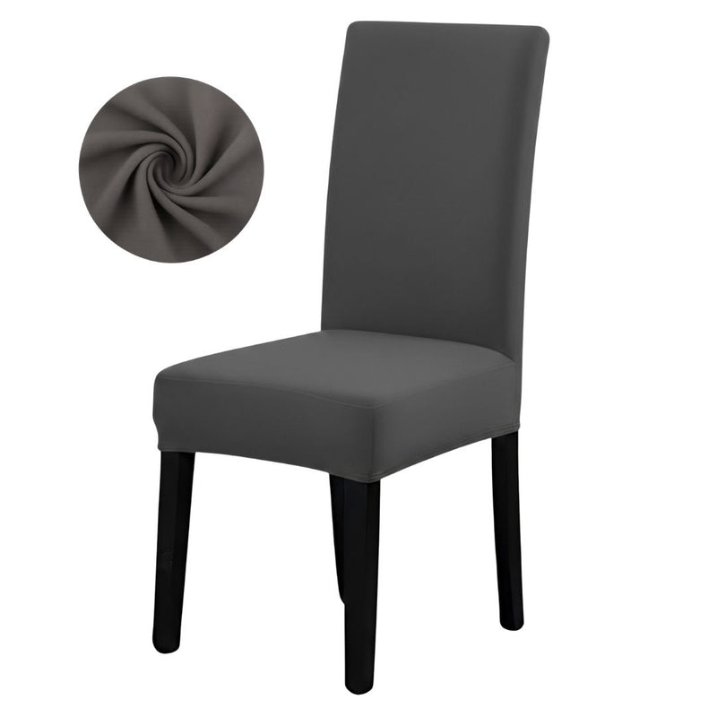 Anyseat Grey Chair Cover – Waterproof Elastic Slipcover with Anti‑Dirt Protection for Dining Room, Kitchen, Wedding, Hotel, Banquet & Restaurant