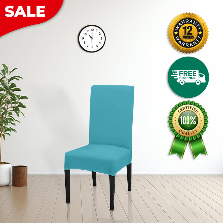 Anyseat Chair Cover Sky Blue with Anti-Dirt and Waterproof Elastic Material for Dining Room Kitchen Wedding Hotel Banquet Restaurant